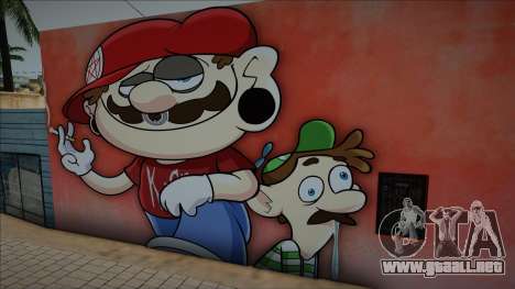 Mural Day Out Mario para GTA San Andreas