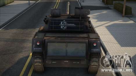 Mantis Light Tank (Cadillac Cage Stingray) from para GTA San Andreas