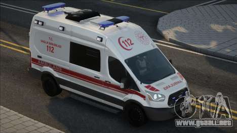 Ford Transit Ambulans V1 para GTA San Andreas