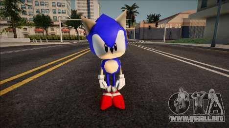 Sonic R Skin - Sonic para GTA San Andreas