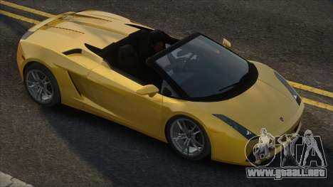 Lamborghini Gallardo Cabrio para GTA San Andreas