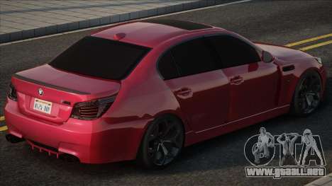 BMW M5 E60 Red para GTA San Andreas