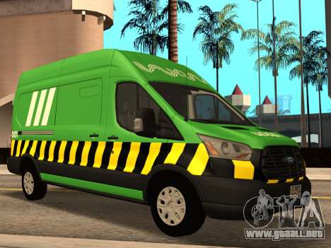 Centro de Gestión de Tráfico Ford Transit 2016 para GTA San Andreas