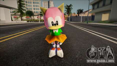 Sonic R Skin - Amy Rose para GTA San Andreas