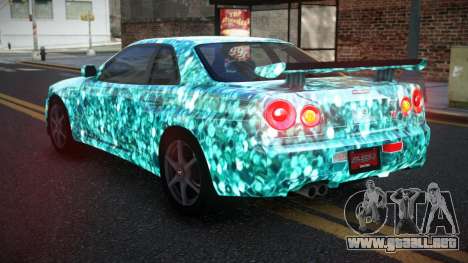 Nissan Skyline R34 PNZ S11 para GTA 4