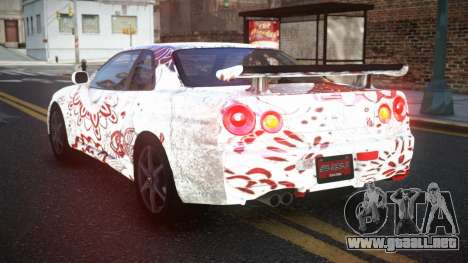 Nissan Skyline R34 PNZ S13 para GTA 4