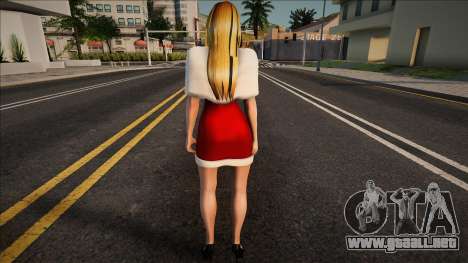 Girl Xmas para GTA San Andreas