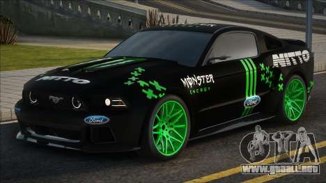 Ford Mustang Shelby Monster Energy GT500 para GTA San Andreas