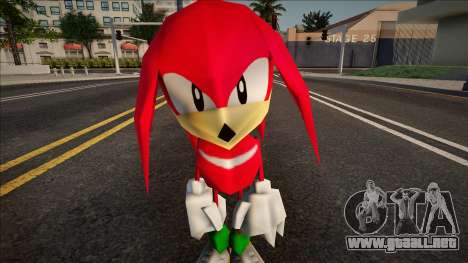 Sonic R Skin - Knuckles para GTA San Andreas