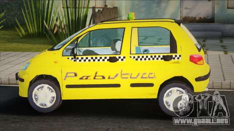 Daewoo Matiz Taxi Yellow para GTA San Andreas