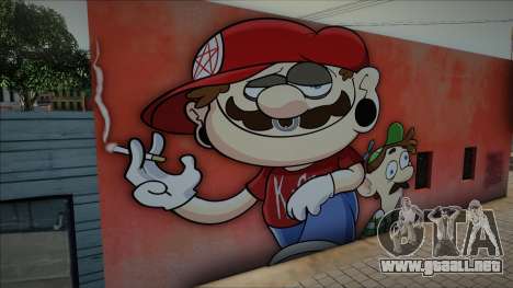 Mural Day Out Mario para GTA San Andreas