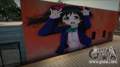 Mural Nico Yazawa para GTA San Andreas