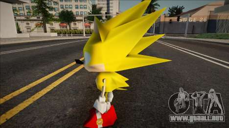 Sonic R Skin - Super Sonic para GTA San Andreas