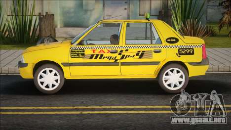 Dacia Solenza Taxi Yellow para GTA San Andreas