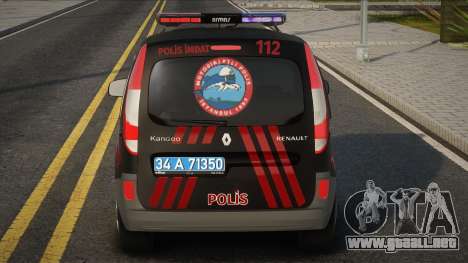 Renault Kangoo Touch Yunus Polis Ekip Aracı para GTA San Andreas