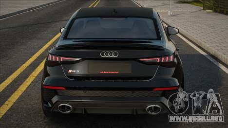 Audi RS3 2023 Blek para GTA San Andreas