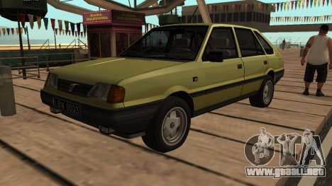 FSO Polonez Caro 1.4 con placas negras pulidas para GTA San Andreas