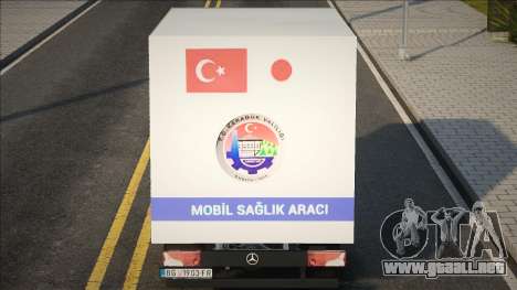 Mercedes Sprinter Mobil Saglık Aracı Modu para GTA San Andreas