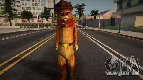 Puss In Boots o el gato con botas version vaque para GTA San Andreas