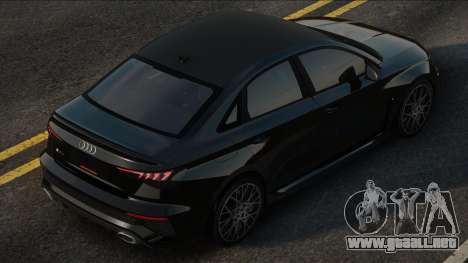 Audi RS3 2023 Blek para GTA San Andreas