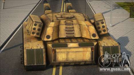 X-66 Mammoth Tank (with Default camouflage) from para GTA San Andreas