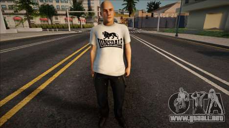 Hombre de moda en camiseta para GTA San Andreas