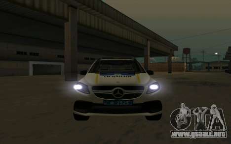 Mercedes-Benz GLE 63s NP Ucrania para GTA San Andreas