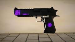 Purple and Black Deagle para GTA San Andreas