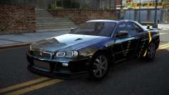 Nissan Skyline R34 PNZ S14 para GTA 4