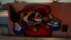 Mural Super Horror Mario para GTA San Andreas