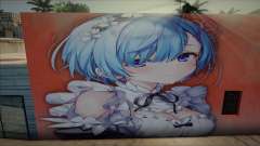 Mural Rem Rezero para GTA San Andreas