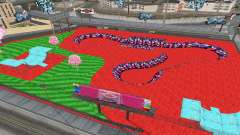 Parque de patinaje colorido para GTA San Andreas