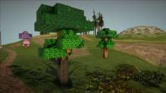 Minecraft Trees Mod para GTA San Andreas