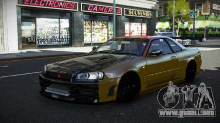 Nissan Skyline R34 GSR para GTA 4