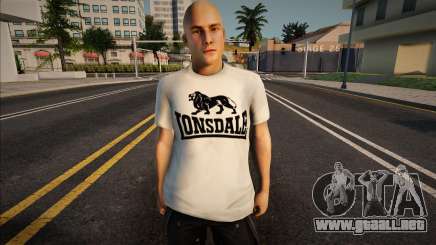 Hombre de moda en camiseta para GTA San Andreas