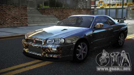 Nissan Skyline R34 PNZ S10 para GTA 4