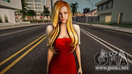 Girl Xmas para GTA San Andreas