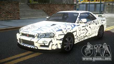 Nissan Skyline R34 PNZ S2 para GTA 4