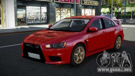 Mitsubishi Lancer Evolution X NKG para GTA 4
