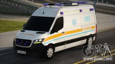 Mercedes Sprinter Azerbaycan Ambulansı Modu para GTA San Andreas