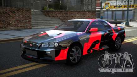 Nissan Skyline R34 PNZ S7 para GTA 4