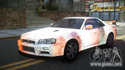 Nissan Skyline R34 PNZ S9 para GTA 4