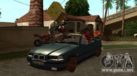 Divertido Bmw E36 Cabrio para GTA San Andreas