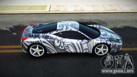 Ferrari 458 KR-I S7 para GTA 4