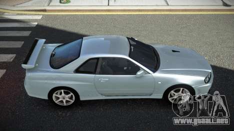 Nissan Skyline R34 GT-R NF-E para GTA 4