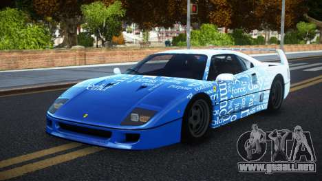 Ferrari F40 SHK S1 para GTA 4