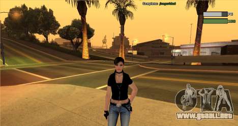 Claire Redfield Black para GTA San Andreas