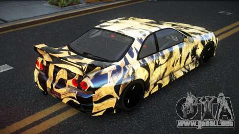 Nissan Skyline R33 VR-Z S14 para GTA 4