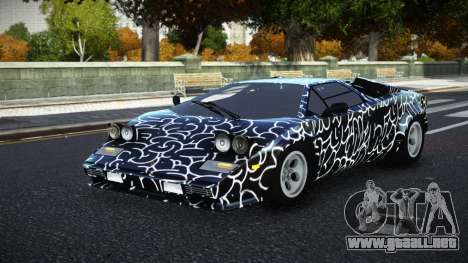 Lamborghini Countach 85th S4 para GTA 4