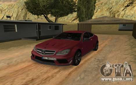 Mercedes-Benz AMG C63 Coupé para GTA San Andreas